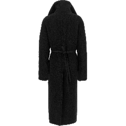 Black Marabou Coat