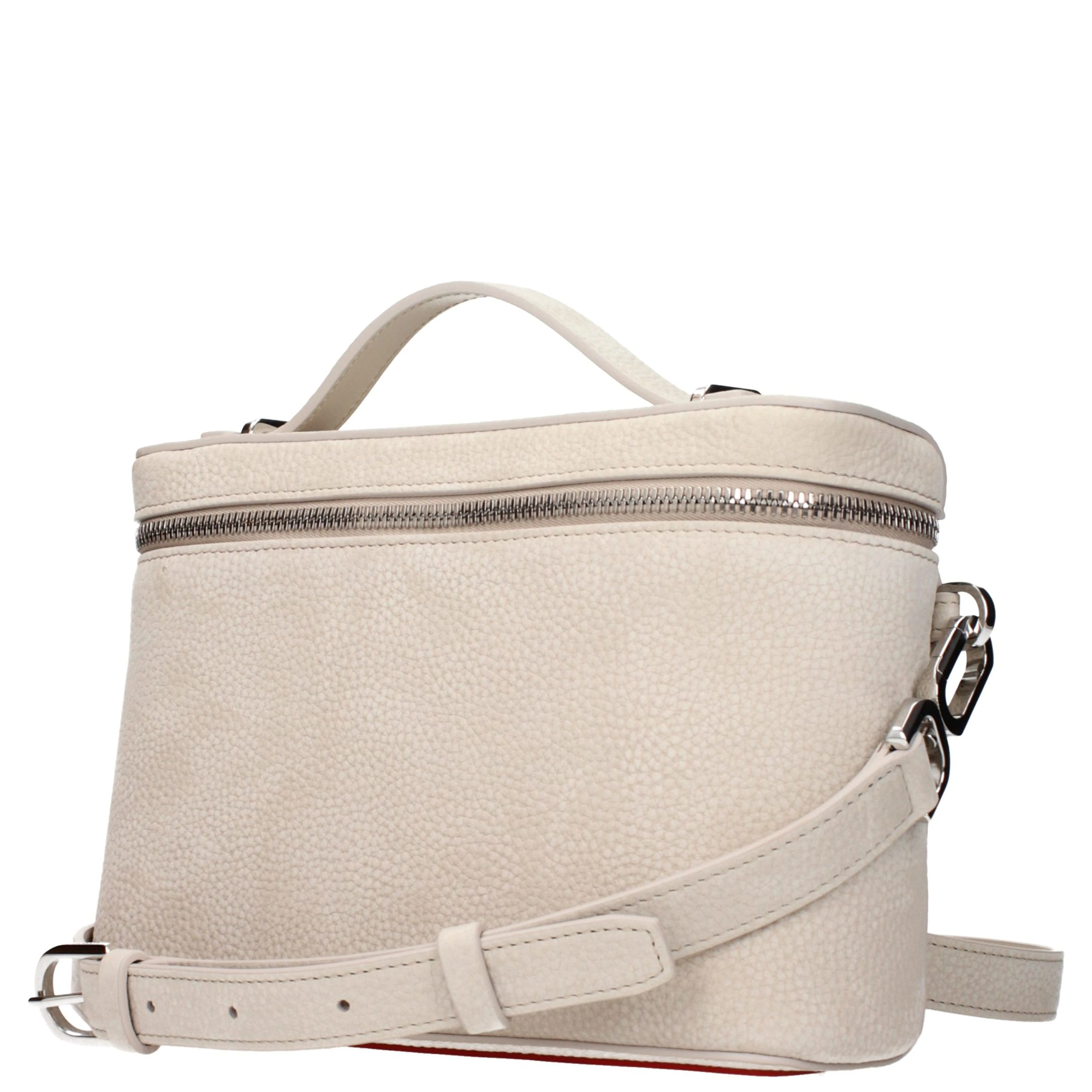 Beige Leather Handbag