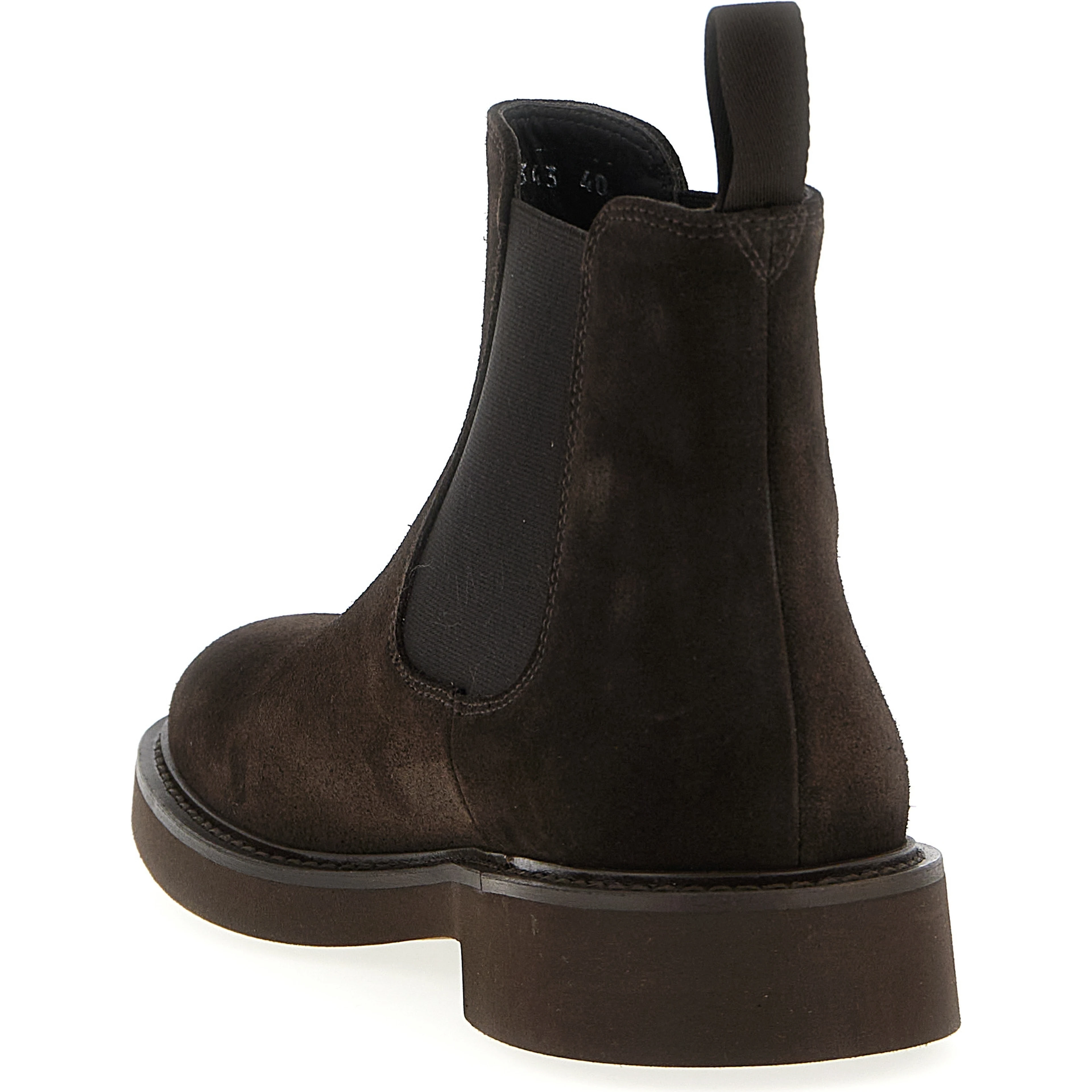 Brown Calfskin Chelsea Boots