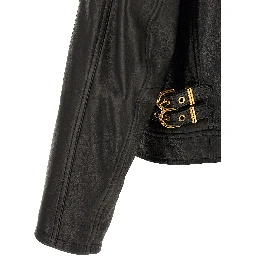 Black Lamb Leather Leather Jacket