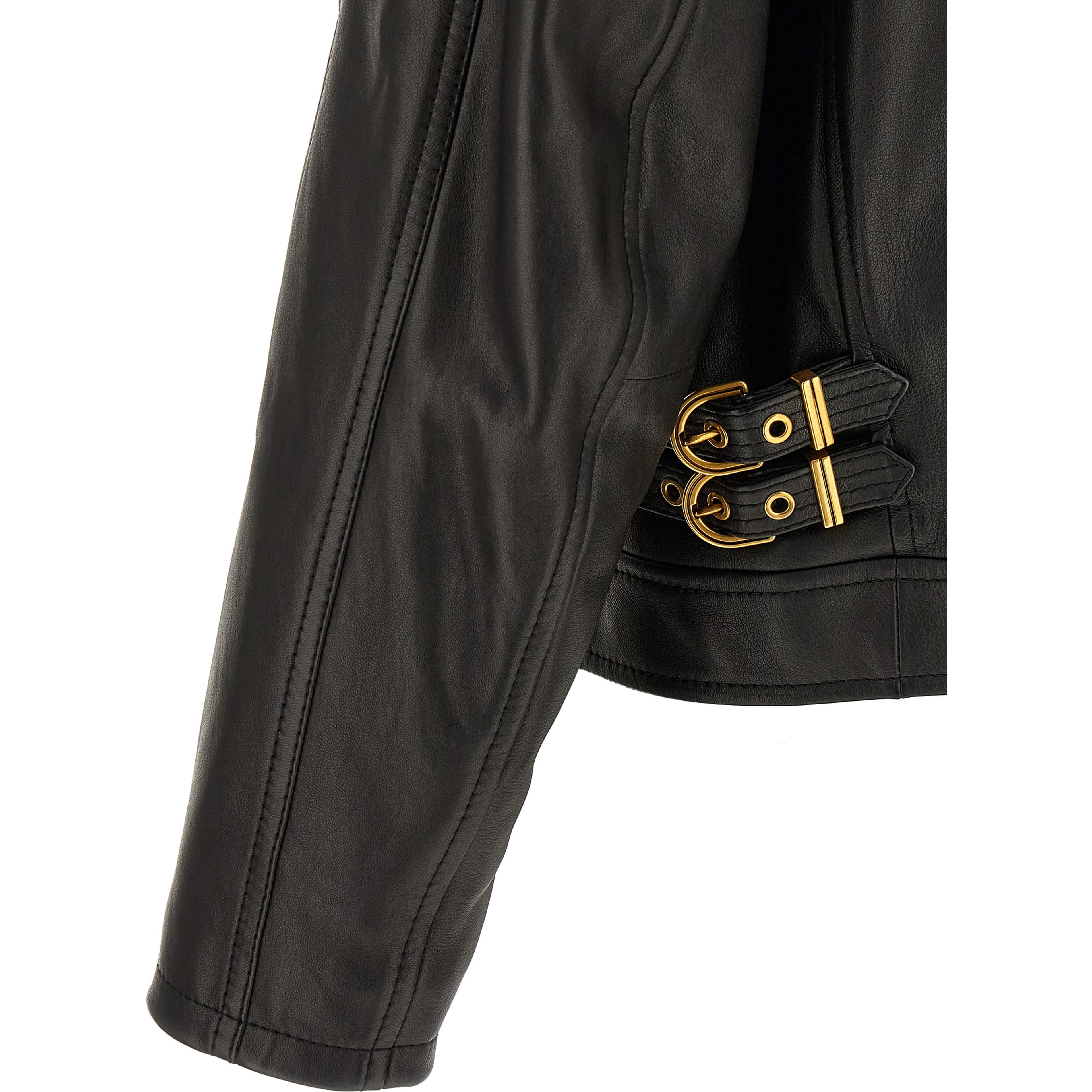 Black Lamb Leather Leather Jacket