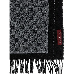 Gray Wool Scarf