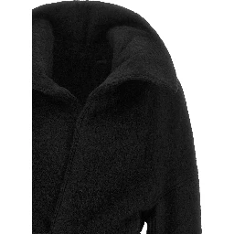 Black Marabou Coat