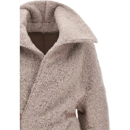 Multicolor Marabou Coat