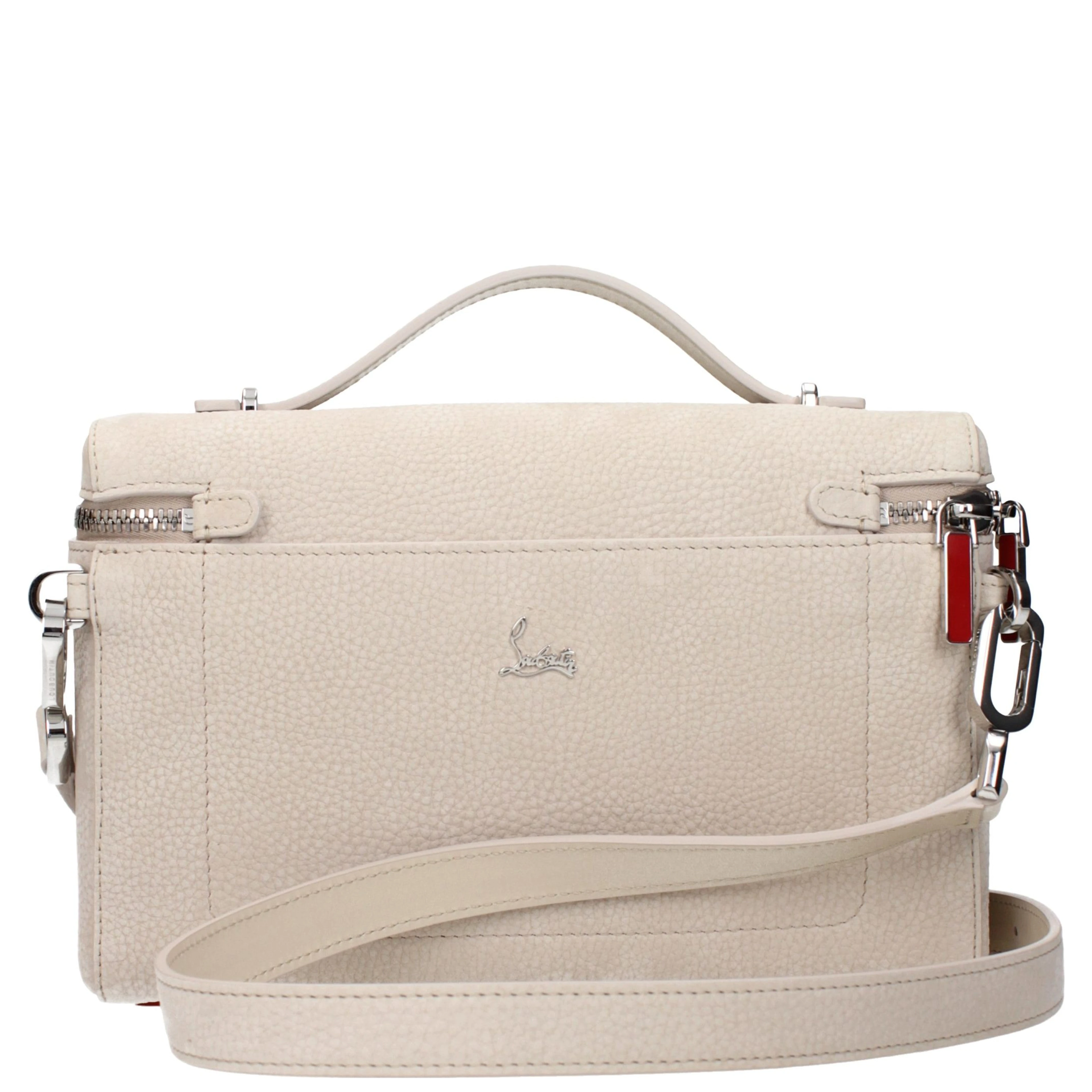 Beige Leather Handbag