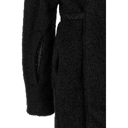Black Marabou Coat