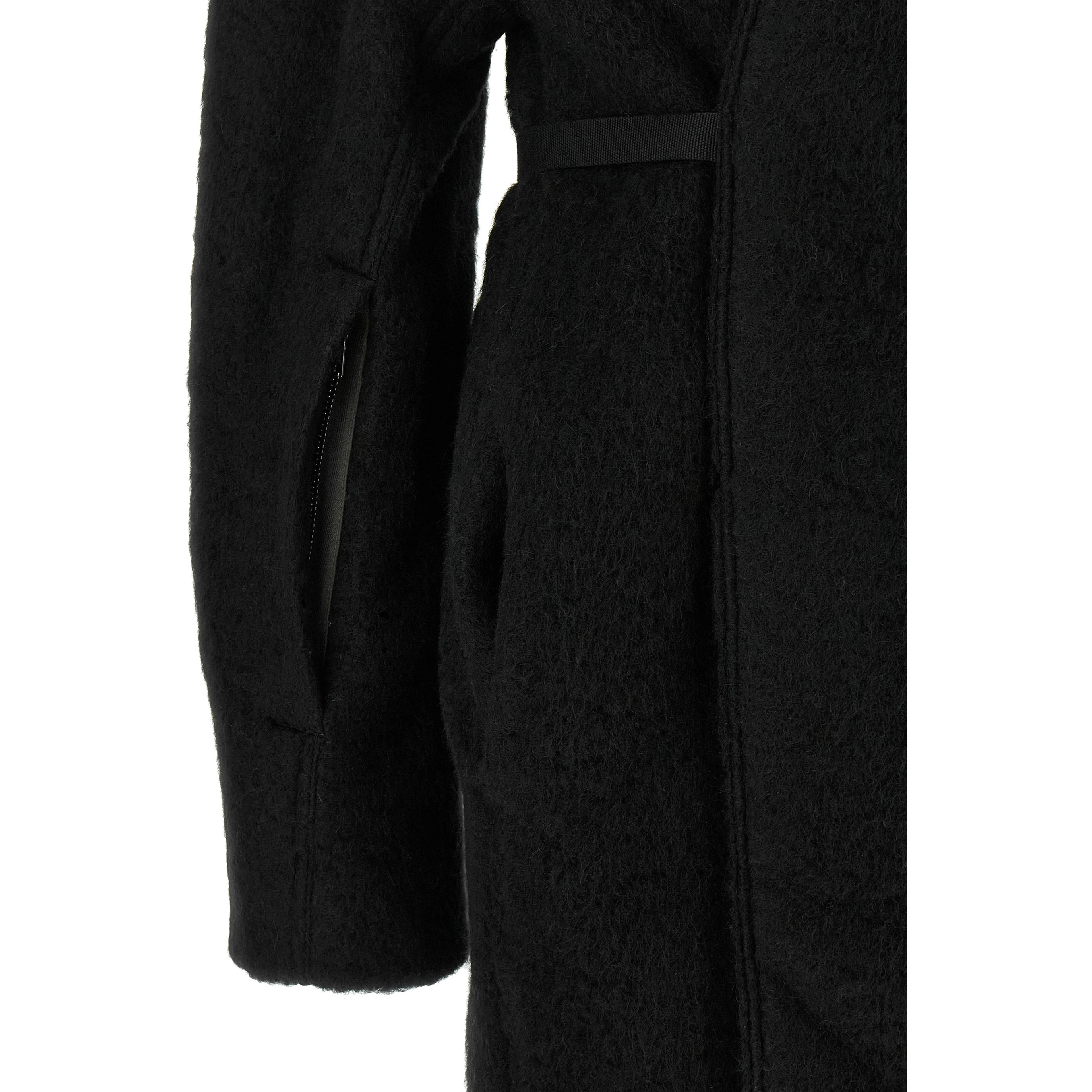 Black Marabou Coat