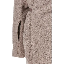 Multicolor Marabou Coat