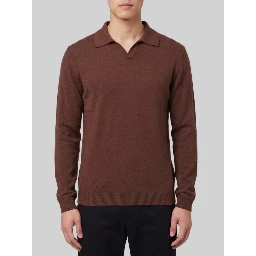 Chocolate Ripley polo shirt.