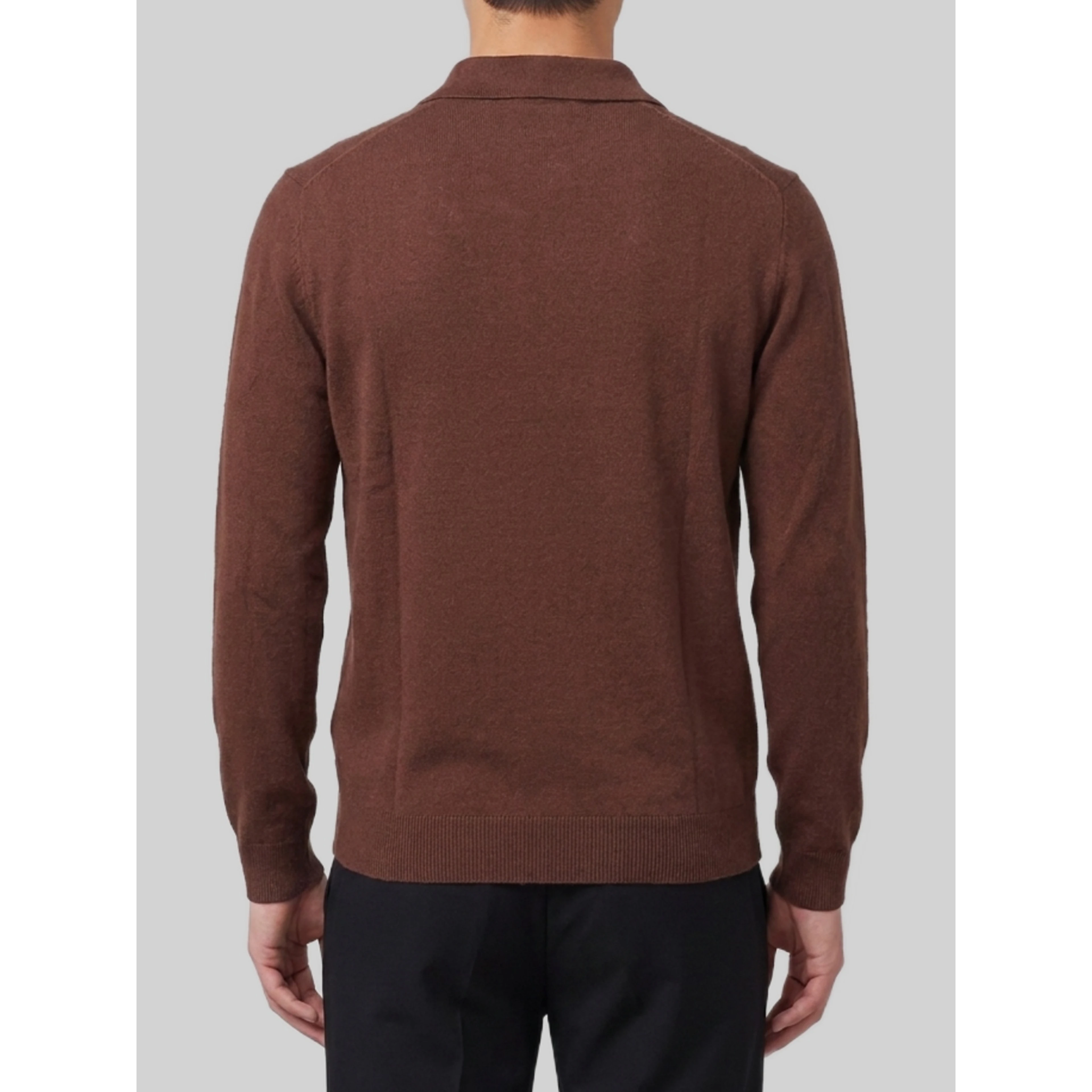 Chocolate Ripley polo shirt.