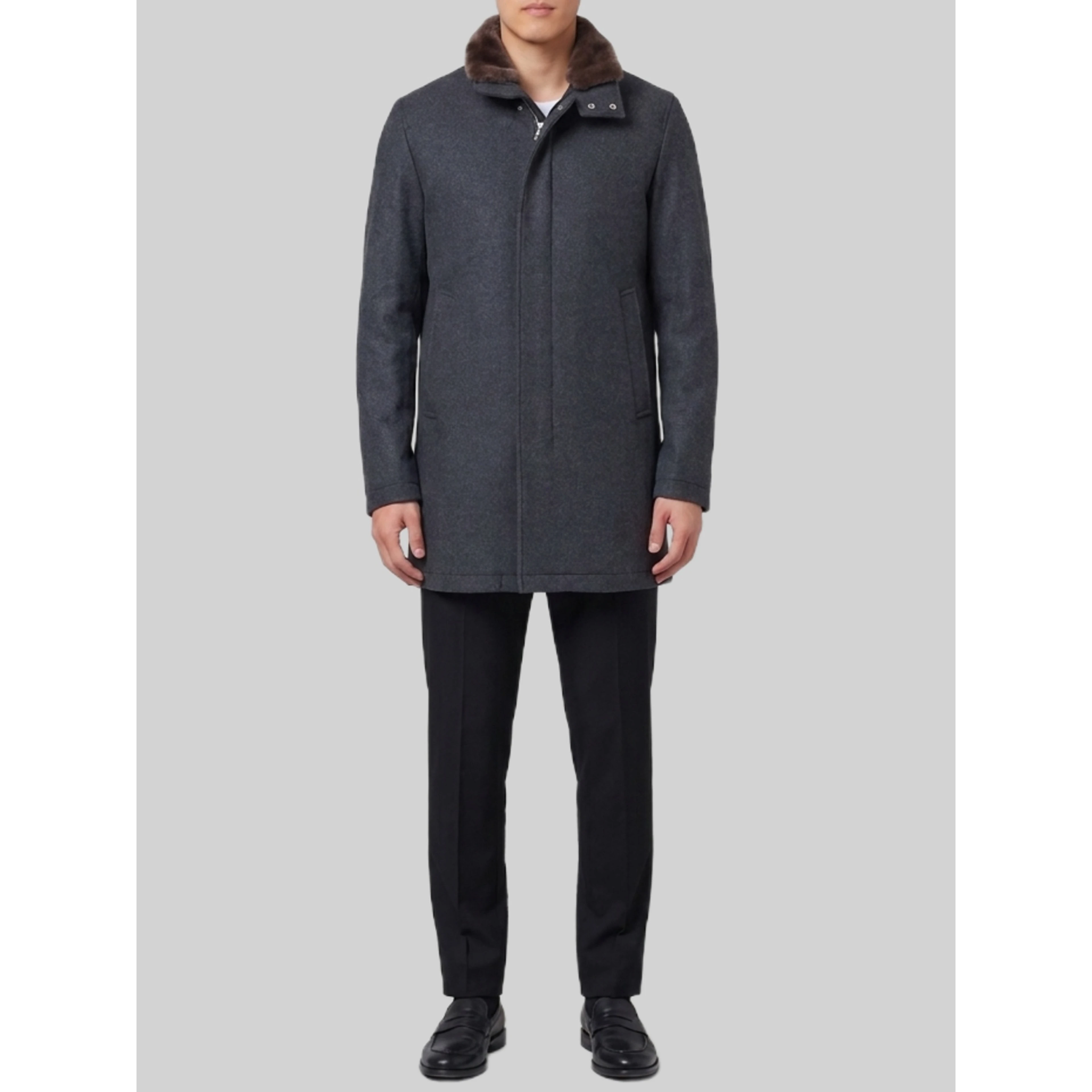 Anthracite gray coat