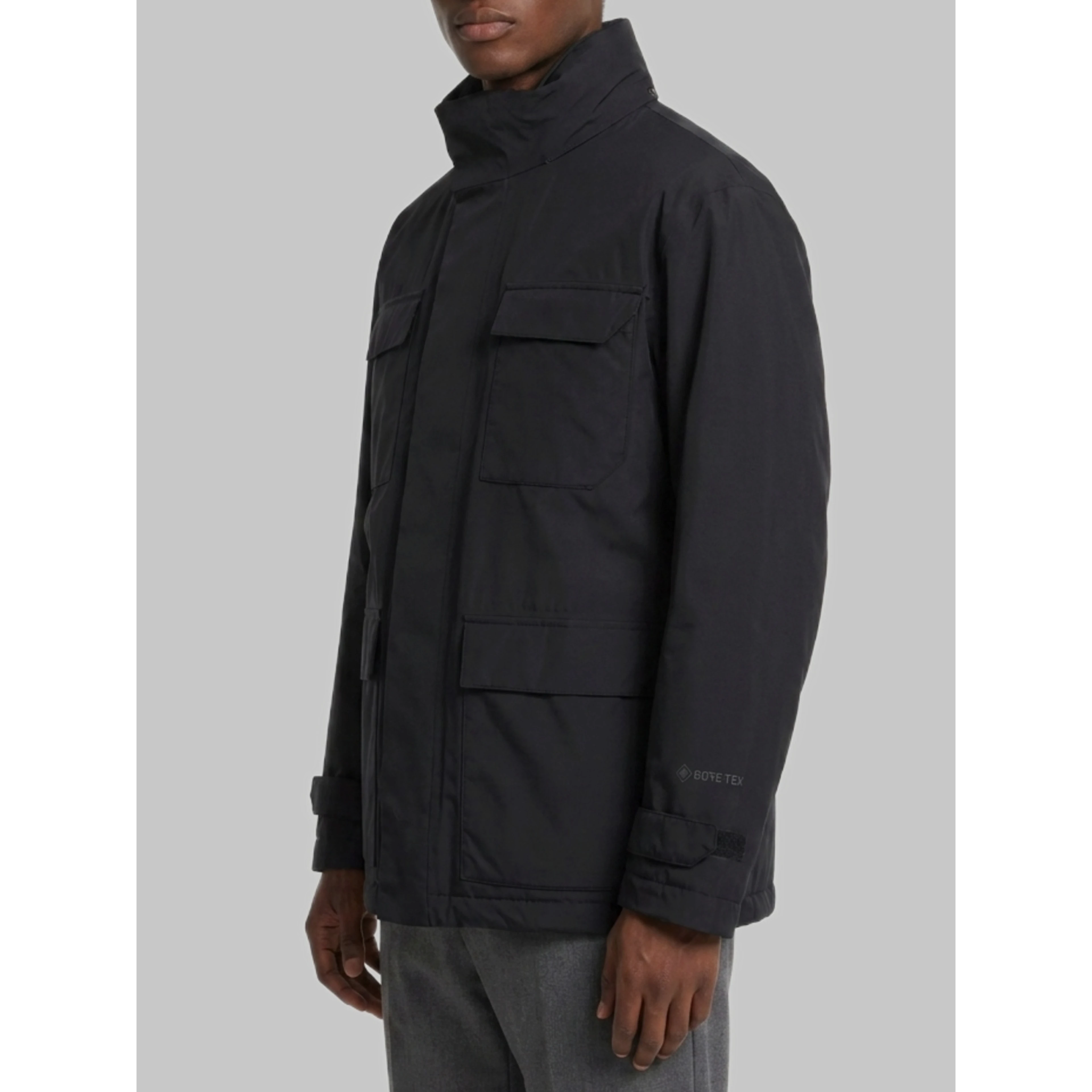 Black technical jacket