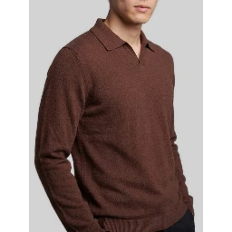 Chocolate Ripley polo shirt.