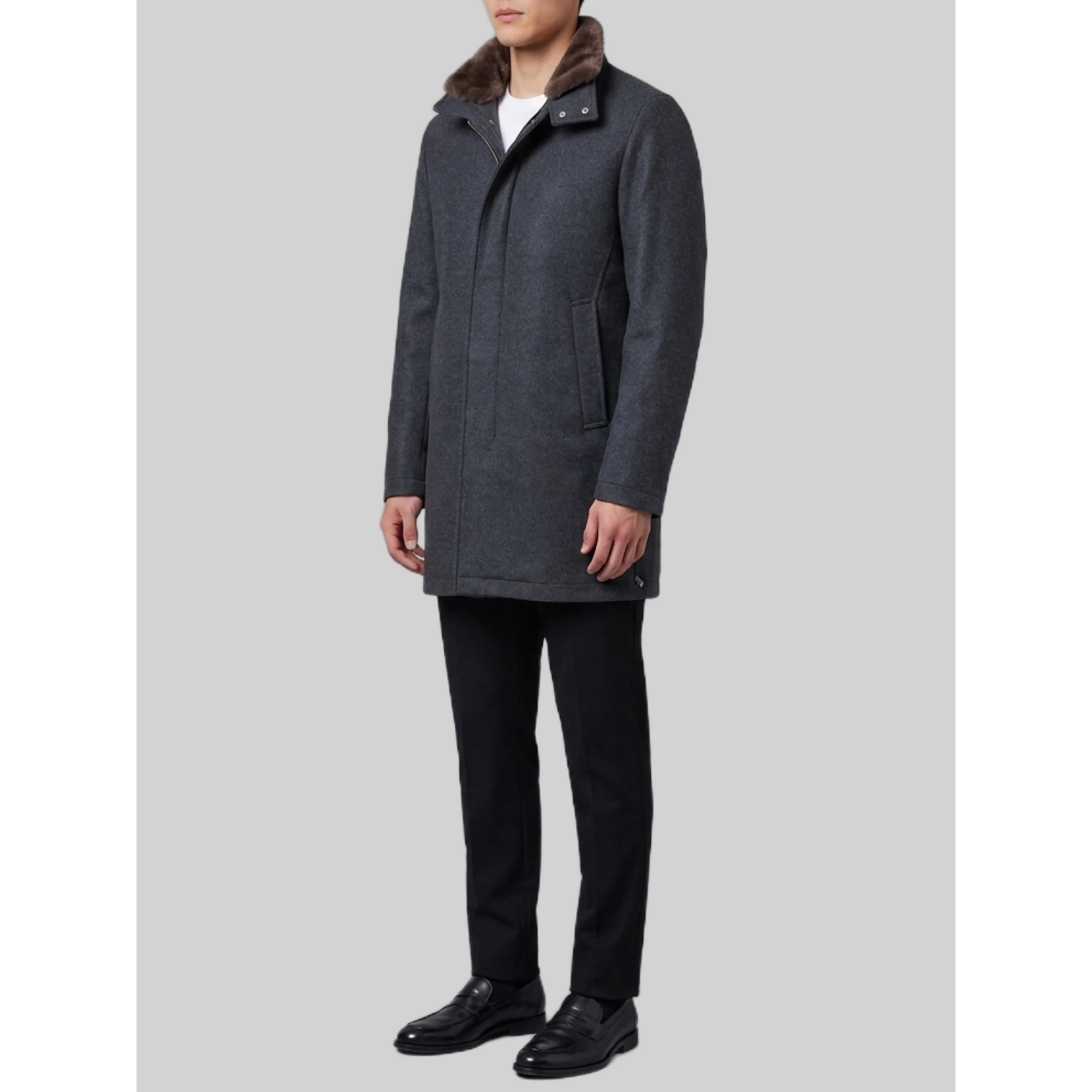 Anthracite gray coat