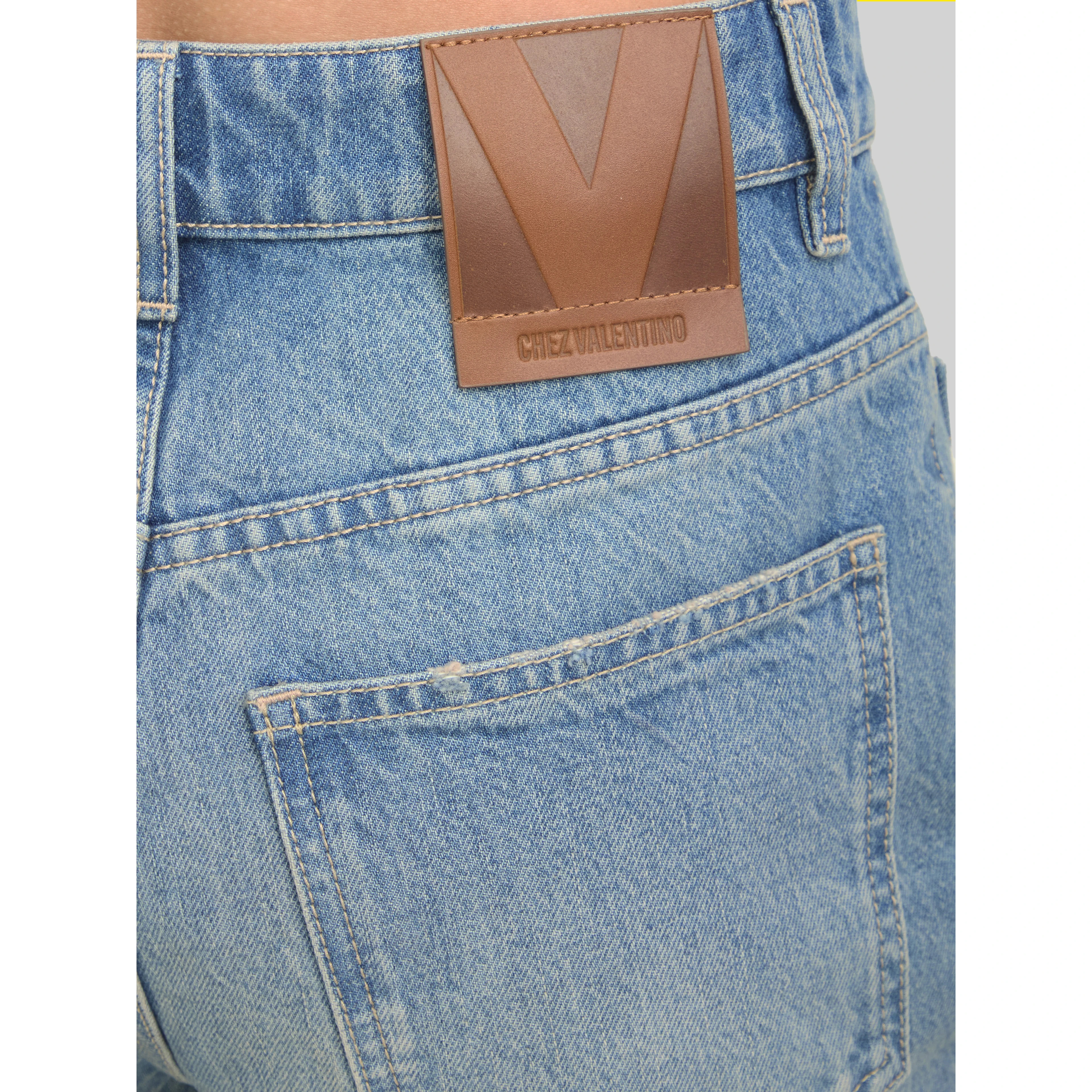 Flare denim pants