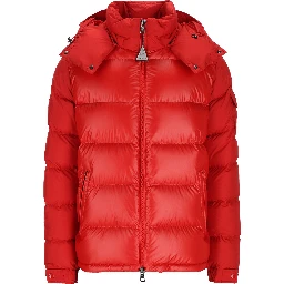 MONCLER Coats Red