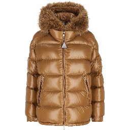 MONCLER Coats Brown