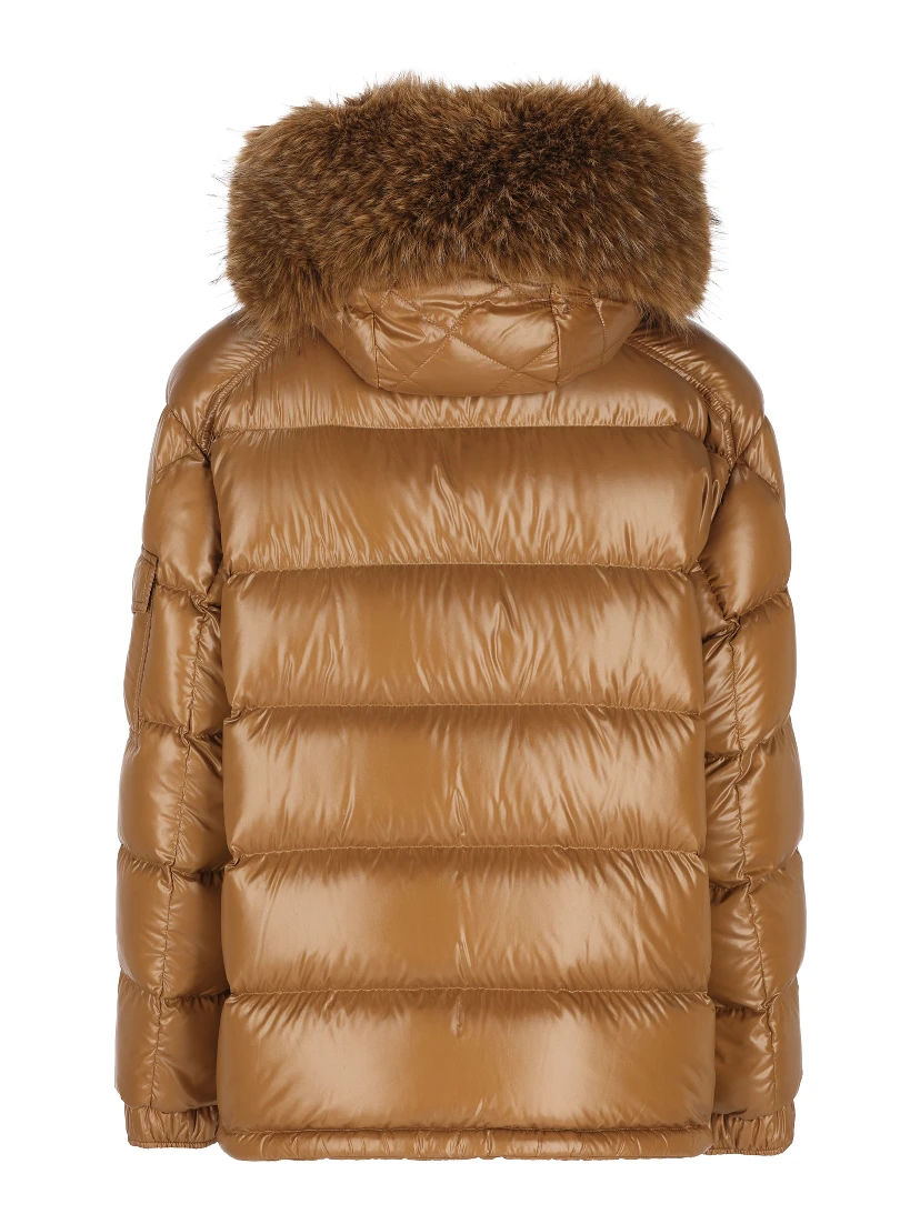 MONCLER Coats Brown