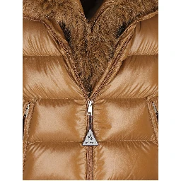 MONCLER Coats Brown