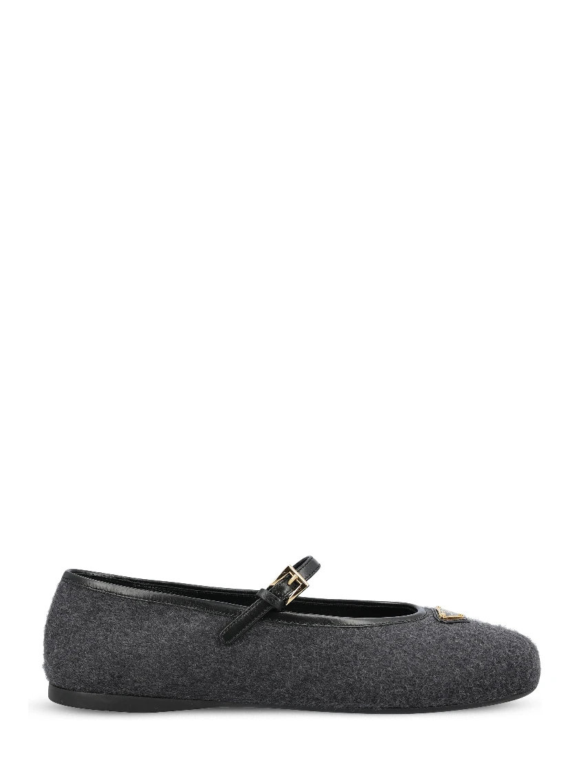 PRADA Flat shoes Grey