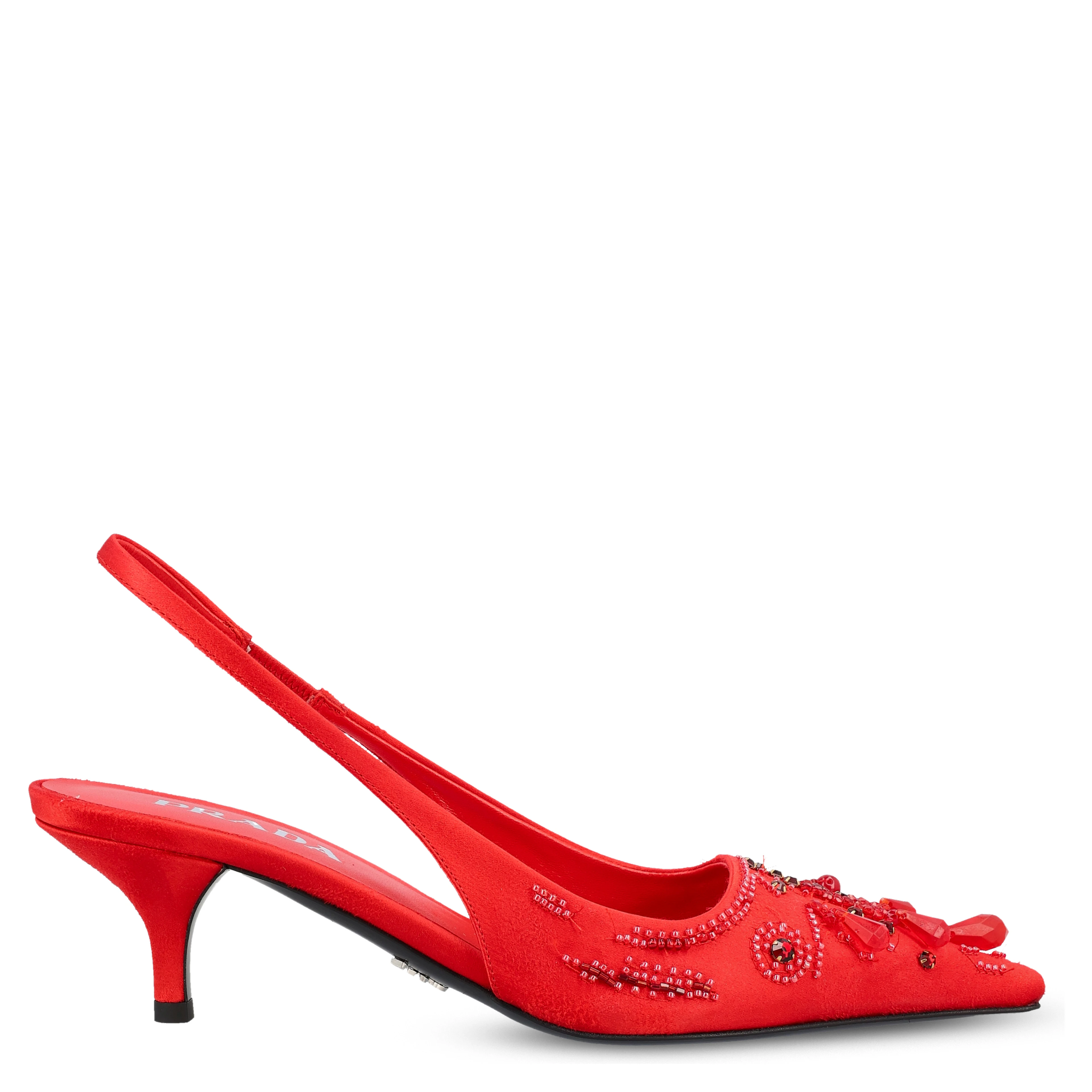 PRADA Flat shoes Red