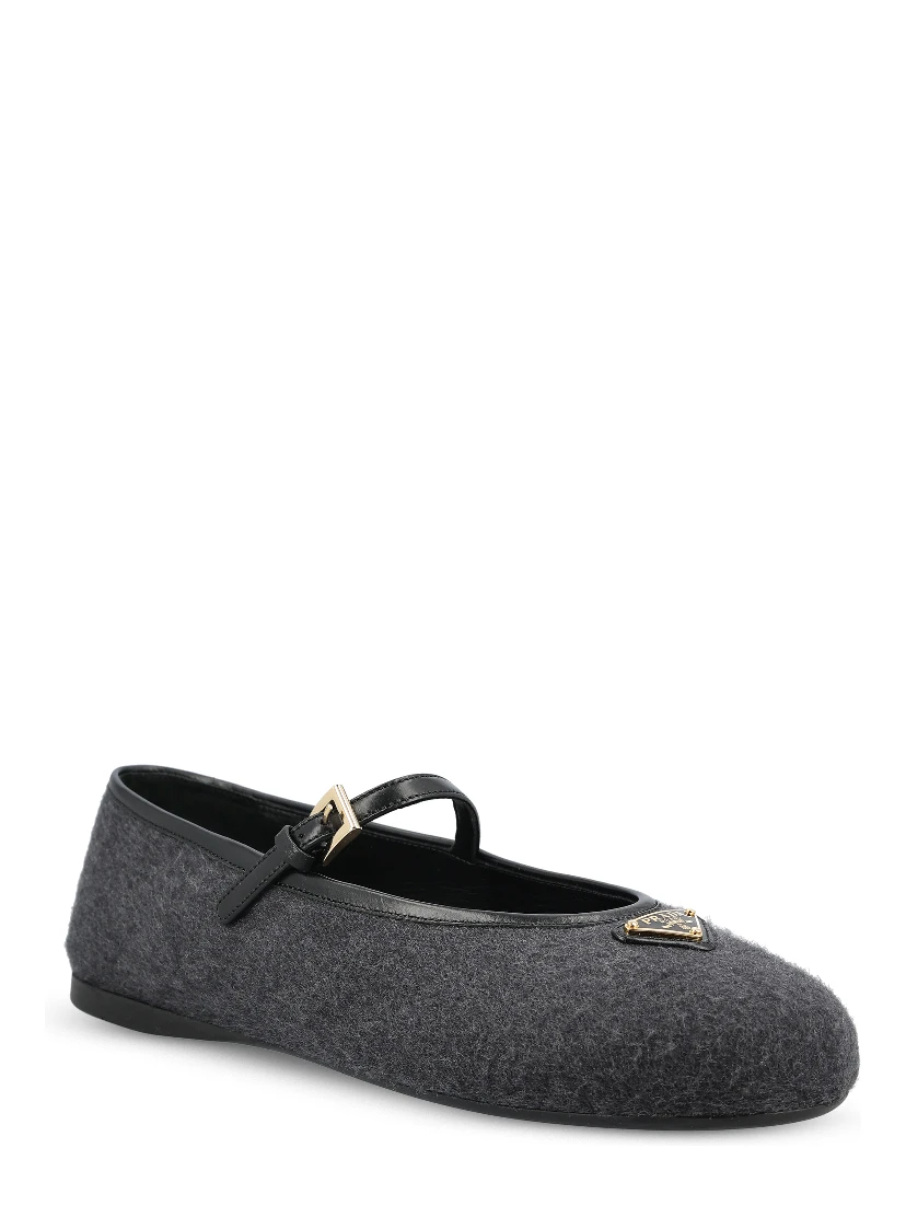 PRADA Flat shoes Grey