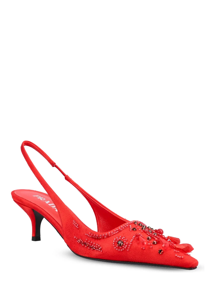 PRADA Flat shoes Red alternative