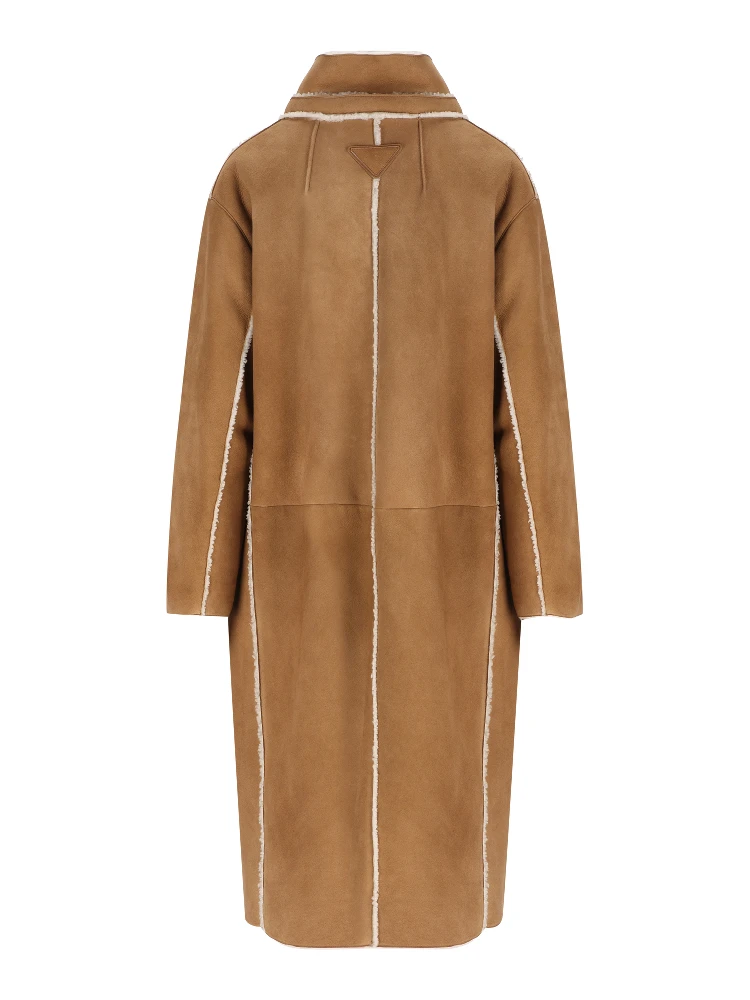 PRADA Coats Brown alternative