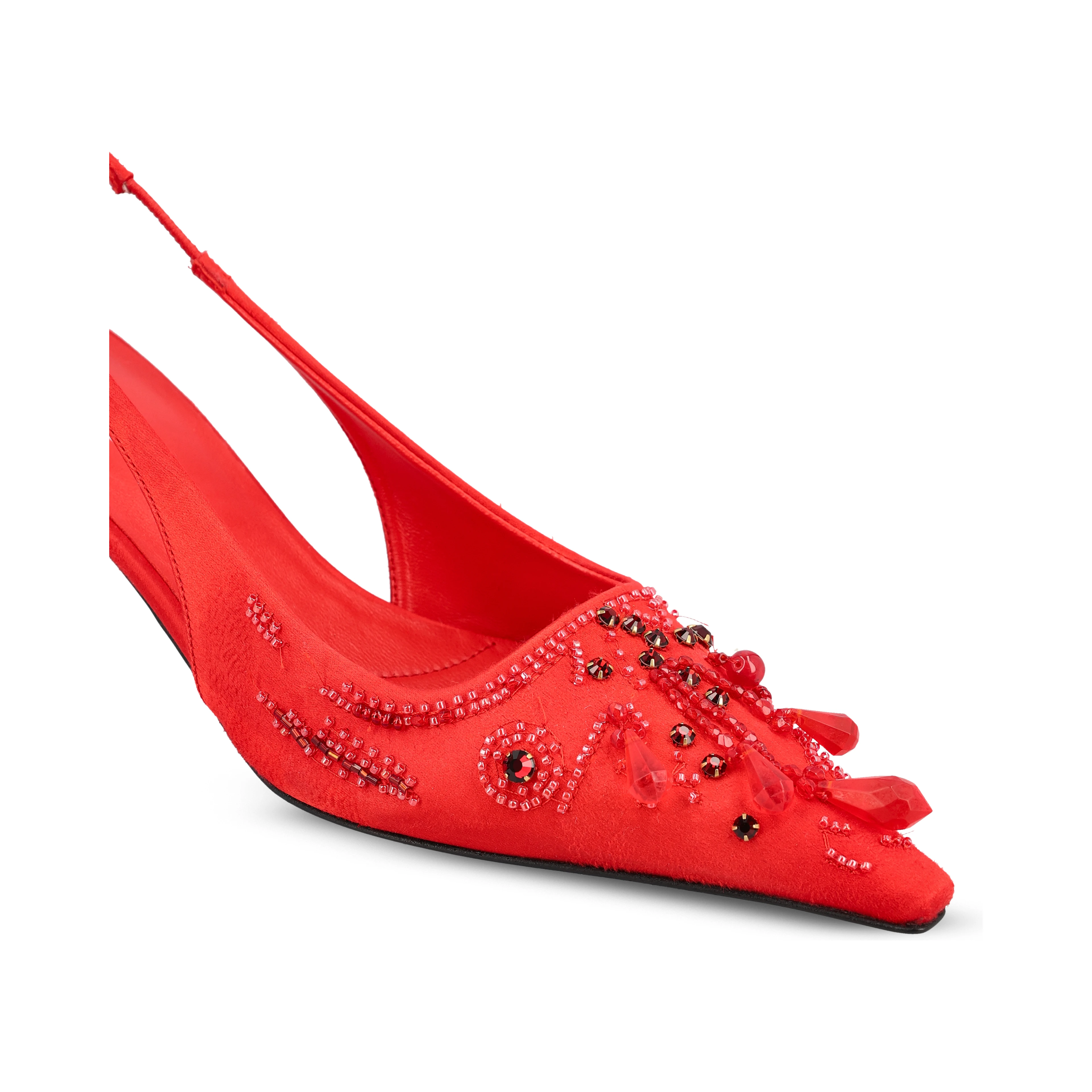 PRADA Flat shoes Red