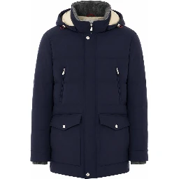 BRUNELLO CUCINELLI Coats Blue