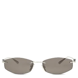 Silver Metal Sunglasses