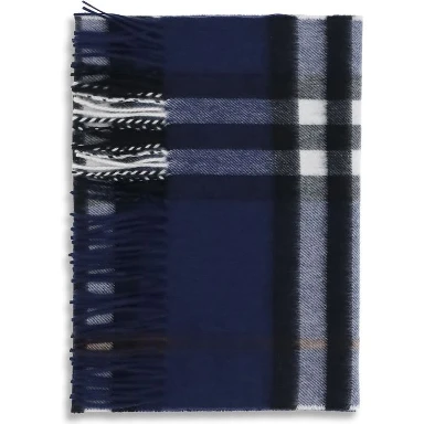 Blue Cashmere Scarf