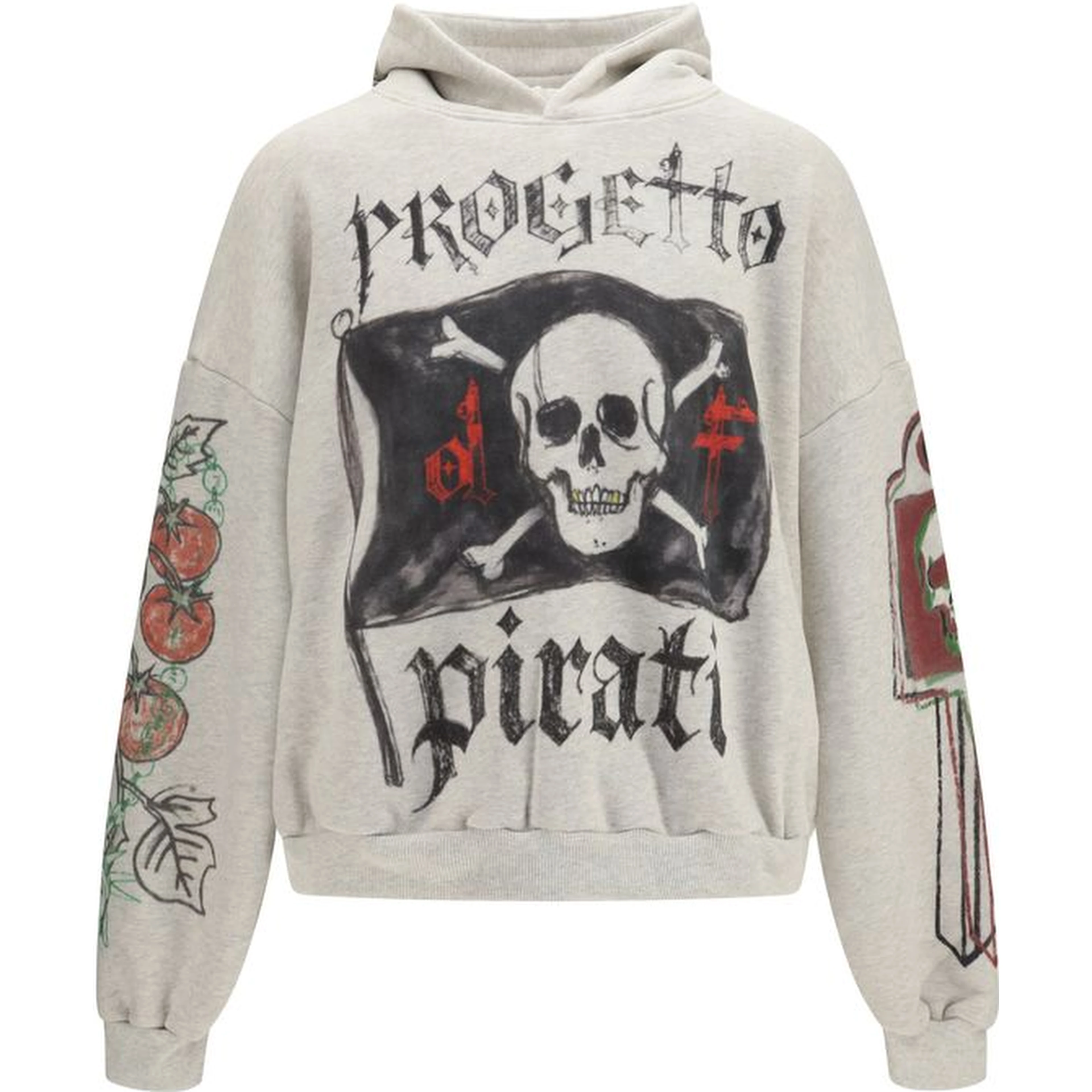Gray Cotton Sweatshirt