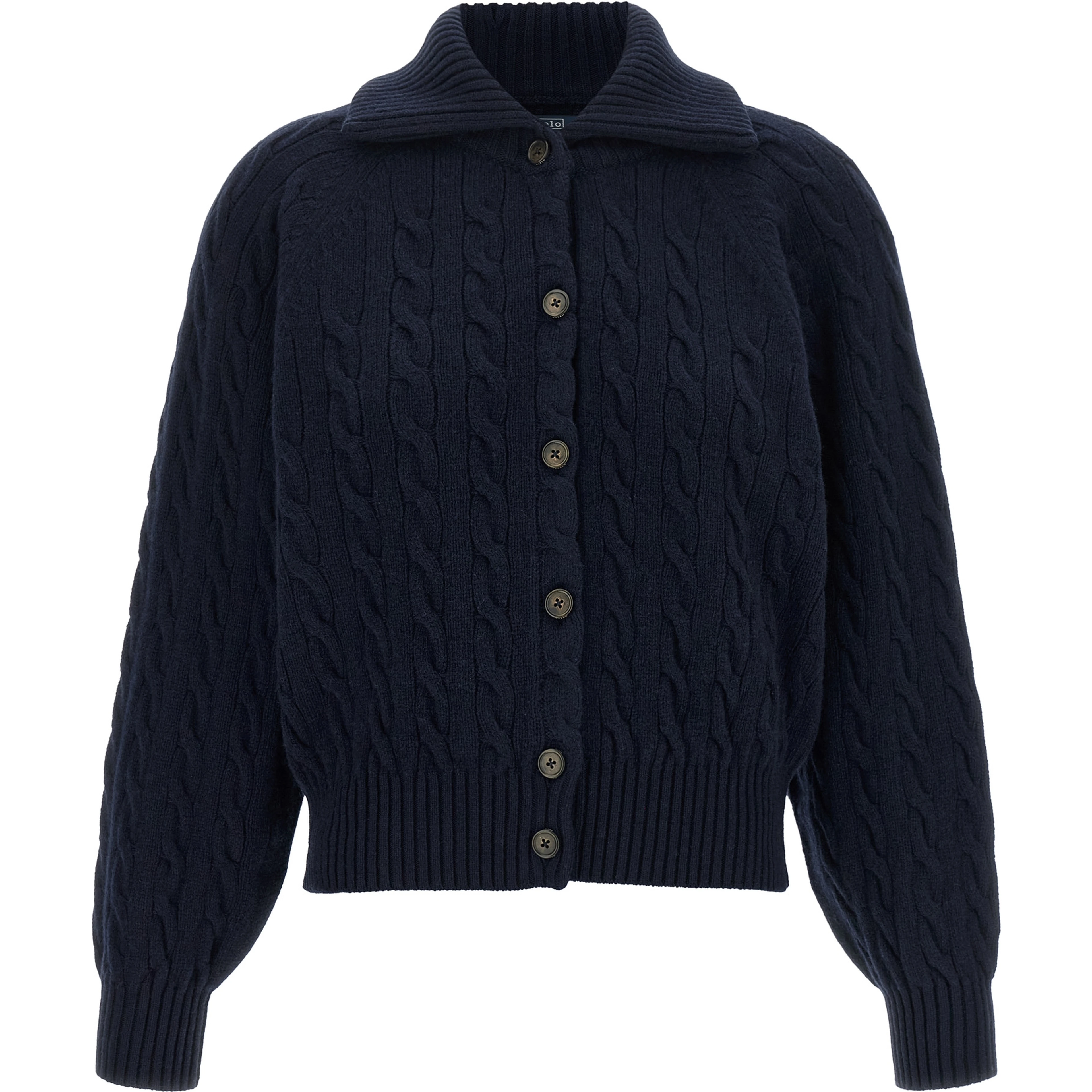 Blue Wool Cardigan