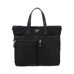 Black Nylon Shoulder Bag