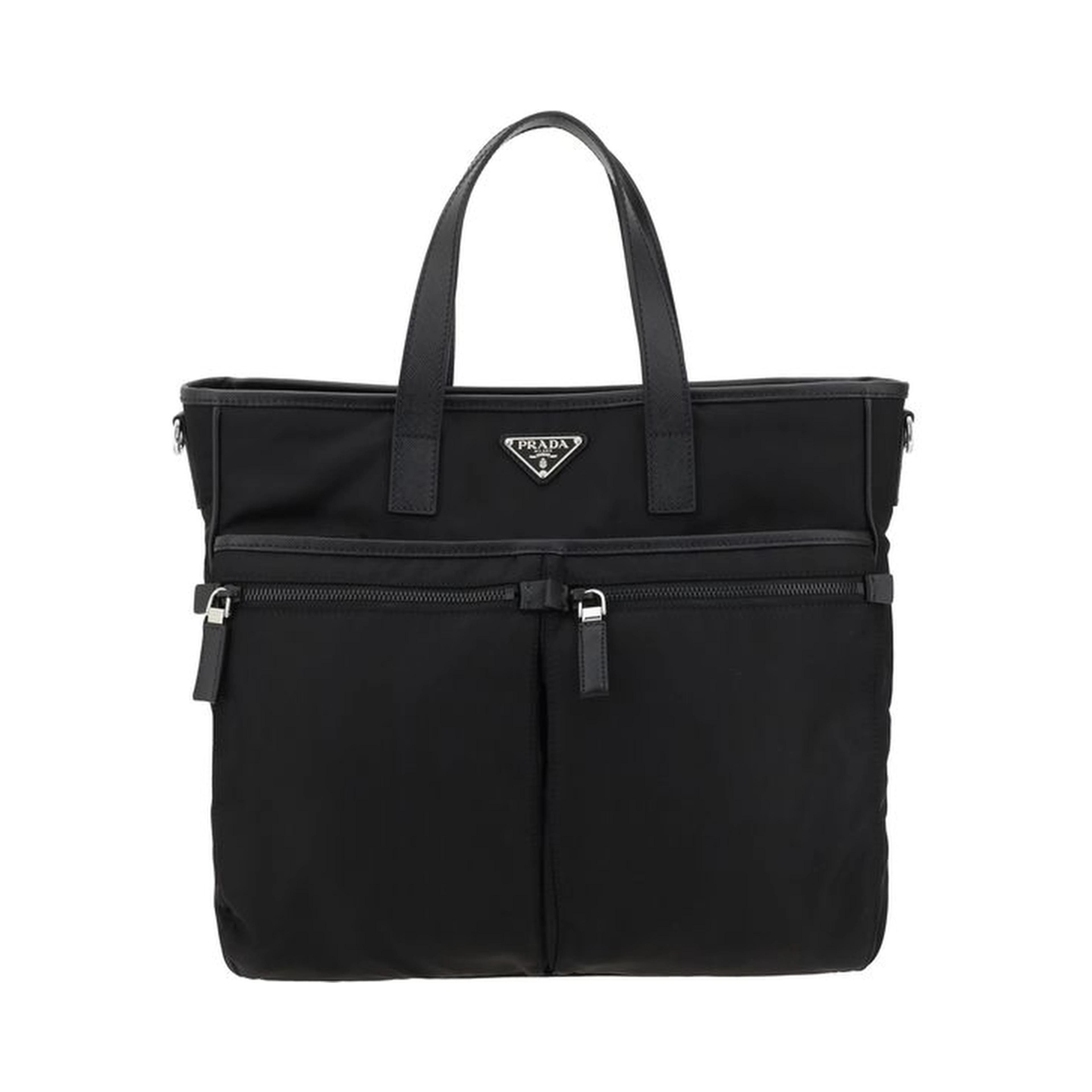 Black Nylon Shoulder Bag
