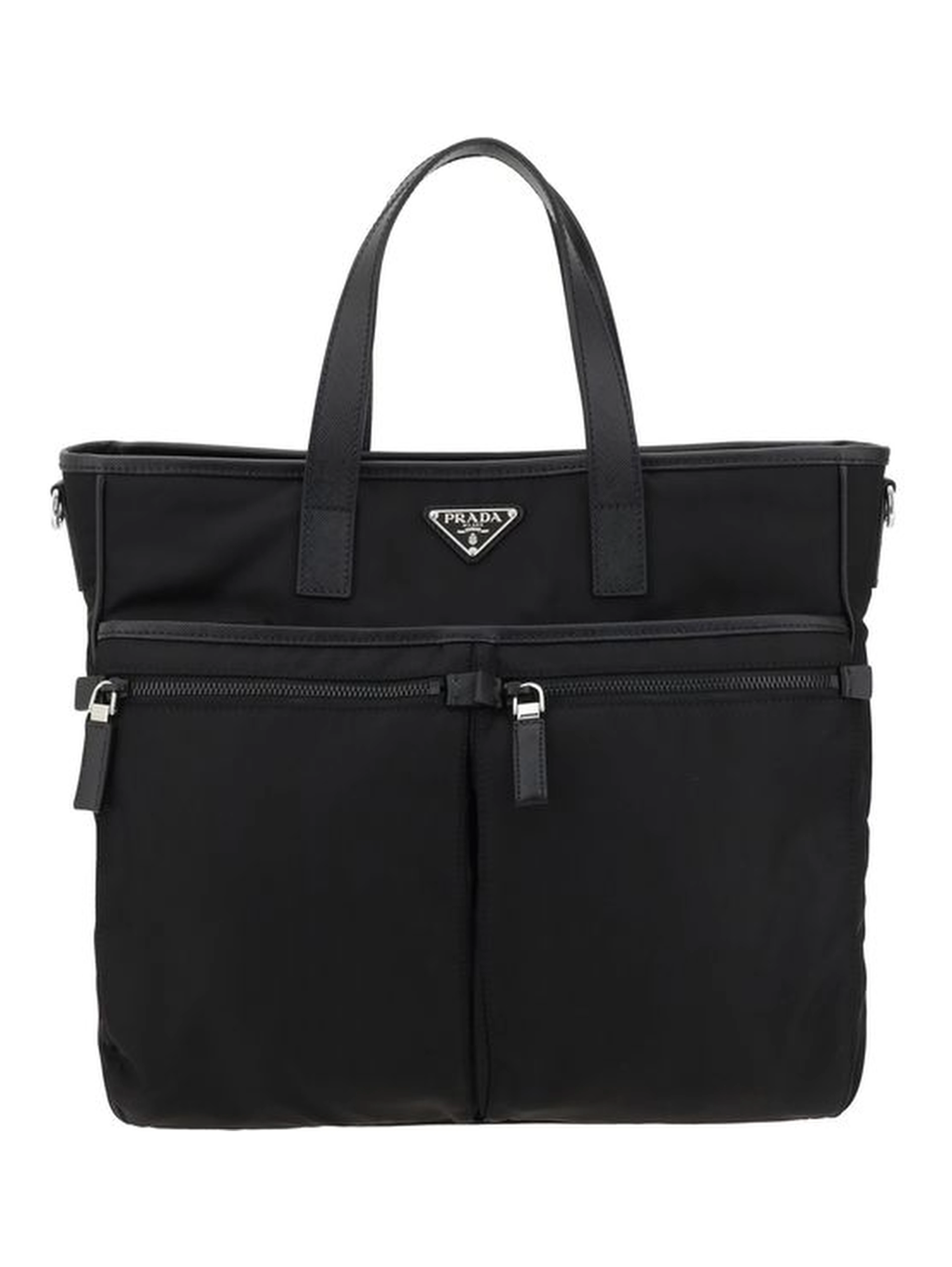 Black Nylon Shoulder Bag