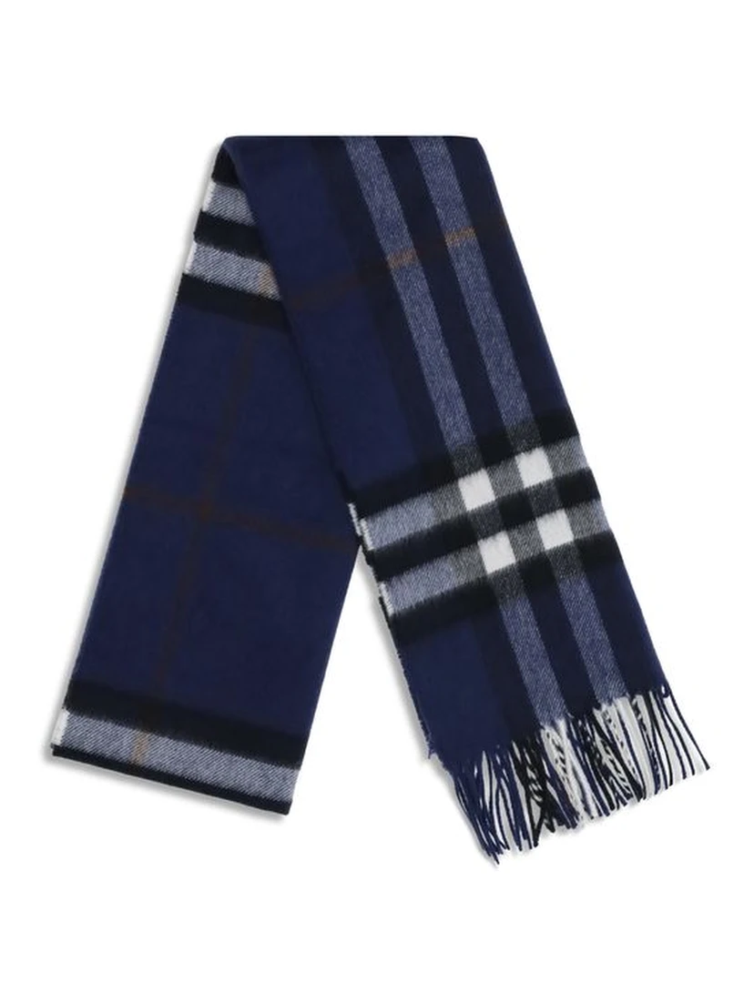 Blue Cashmere Scarf