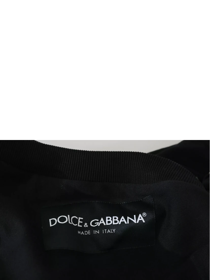 DG Sequined Hooded Pullover Sweater