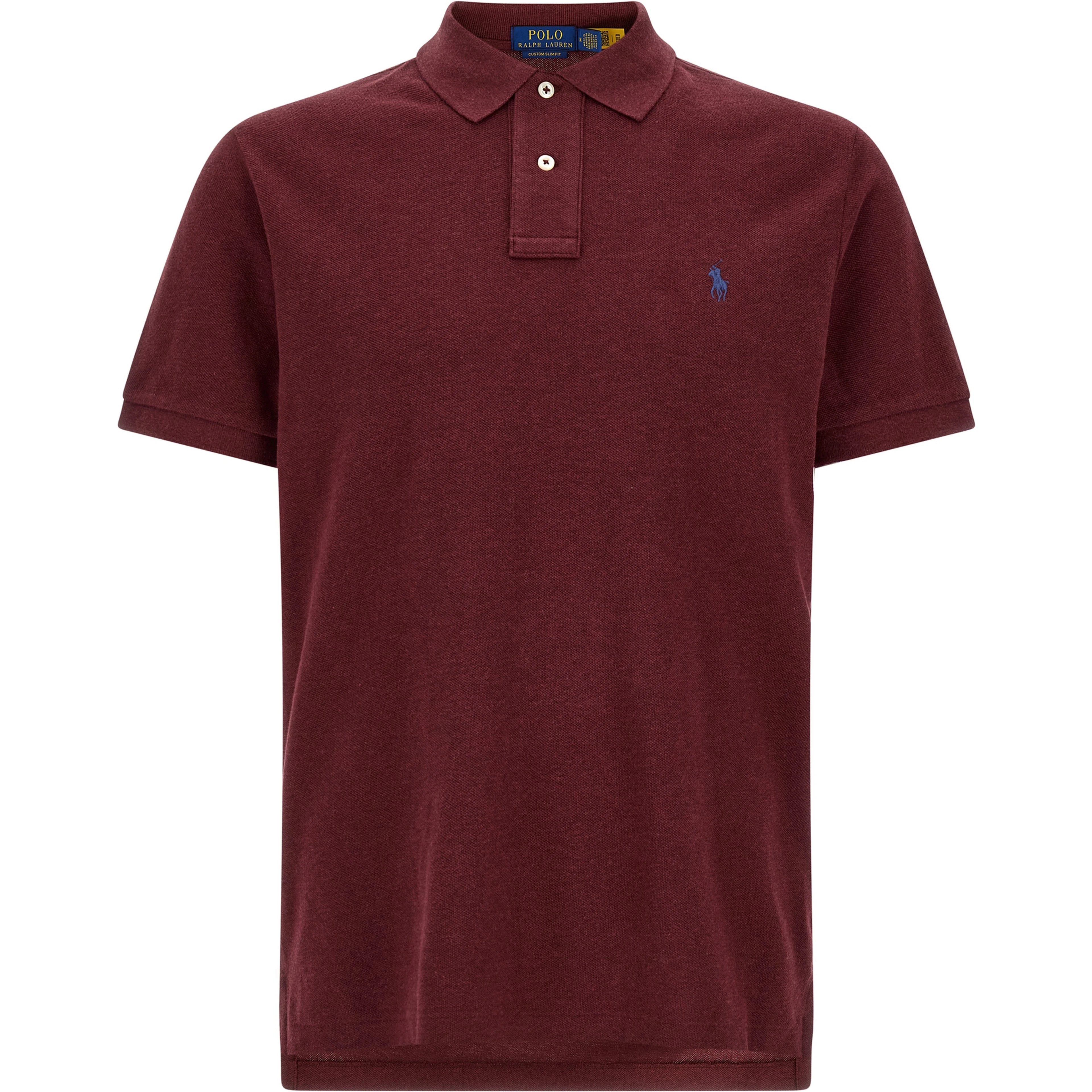 Bordeaux Cotton Polo Shirt