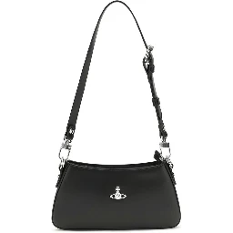 Black Calf Leather Bos Taurus Shoulder Bag