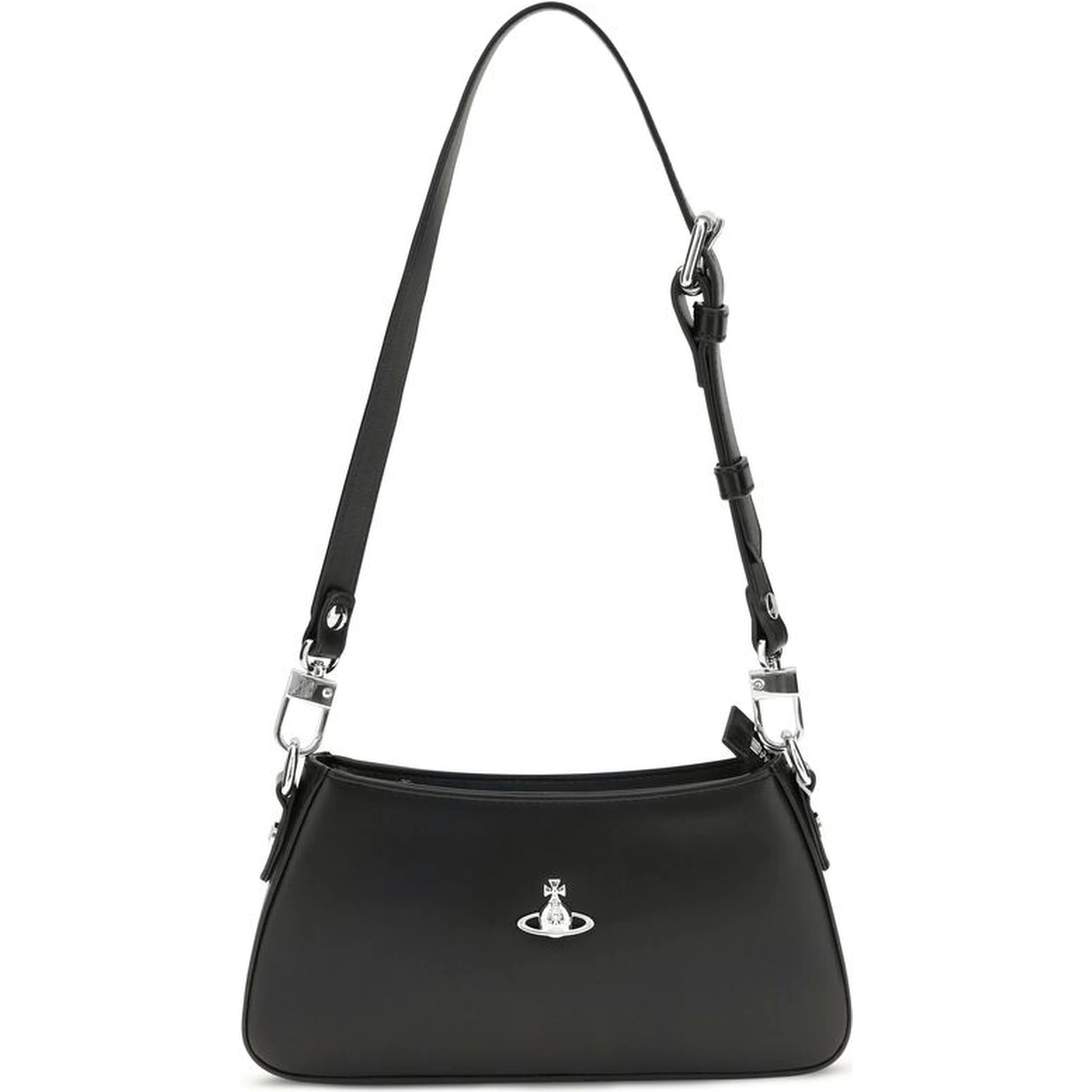 Black Calf Leather Bos Taurus Shoulder Bag