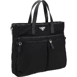 Black Nylon Shoulder Bag