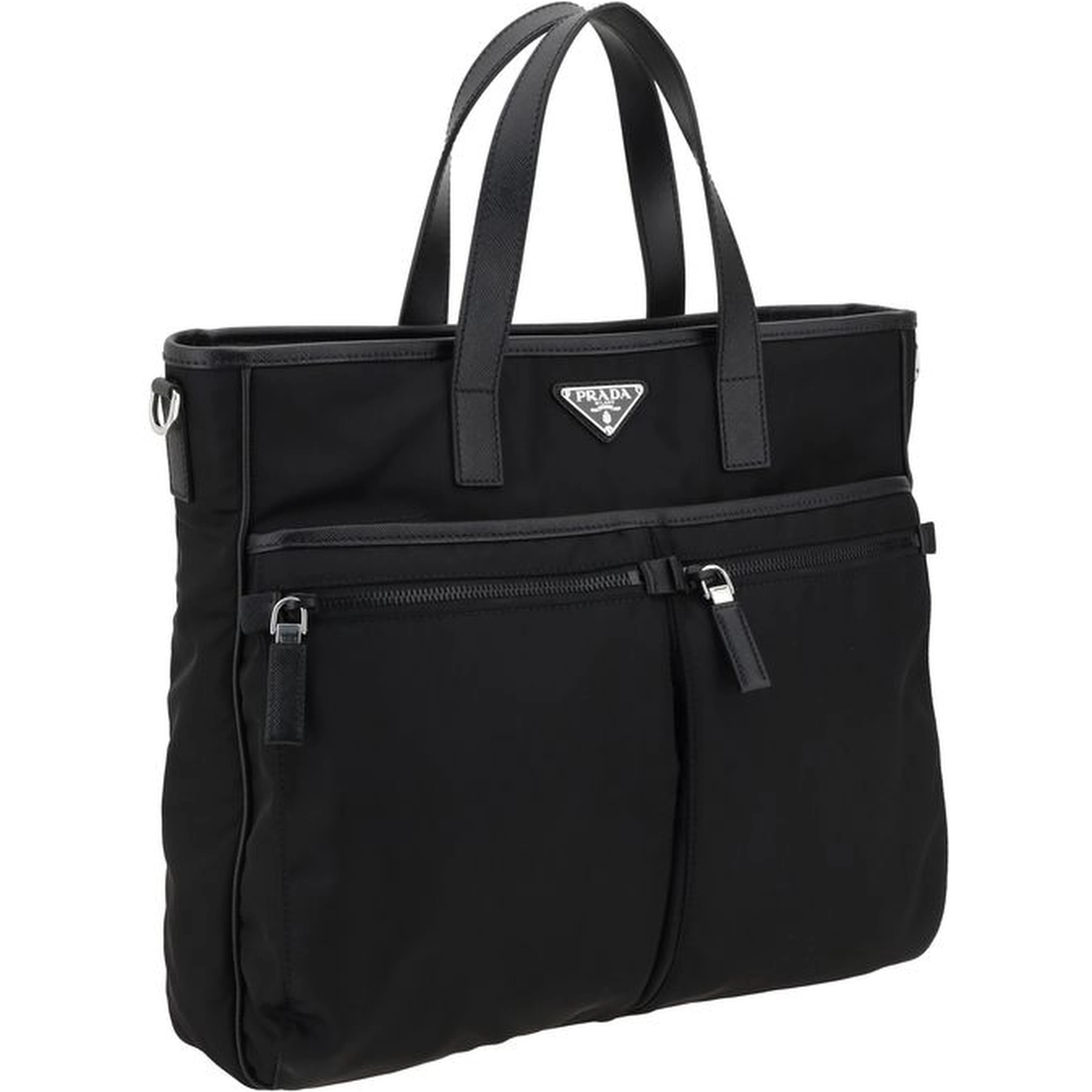 Black Nylon Shoulder Bag