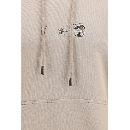 Beige Cotton Sweatshirt