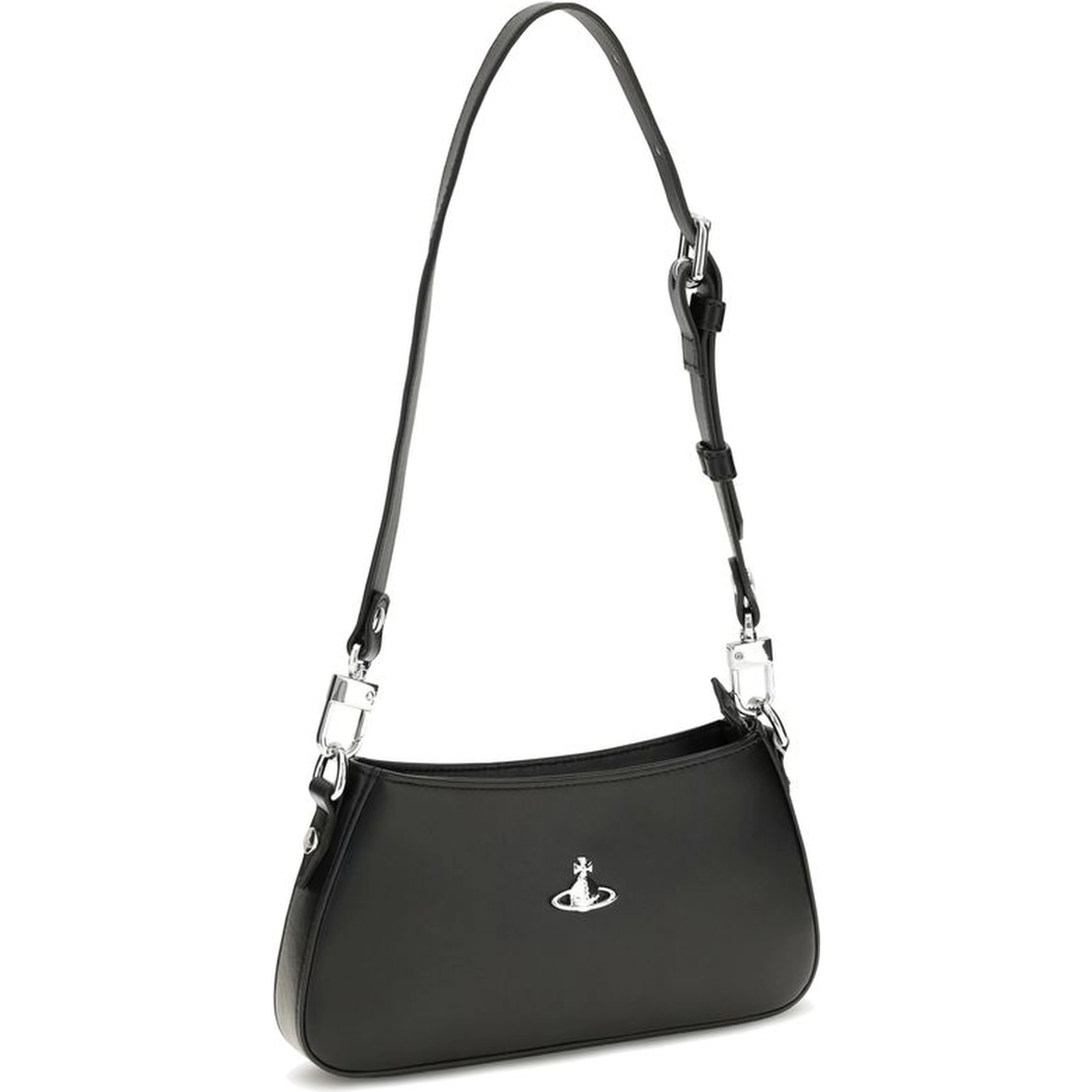 Black Calf Leather Bos Taurus Shoulder Bag