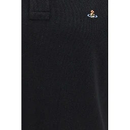 Black Cotton Polo Shirt