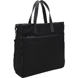 Black Nylon Shoulder Bag