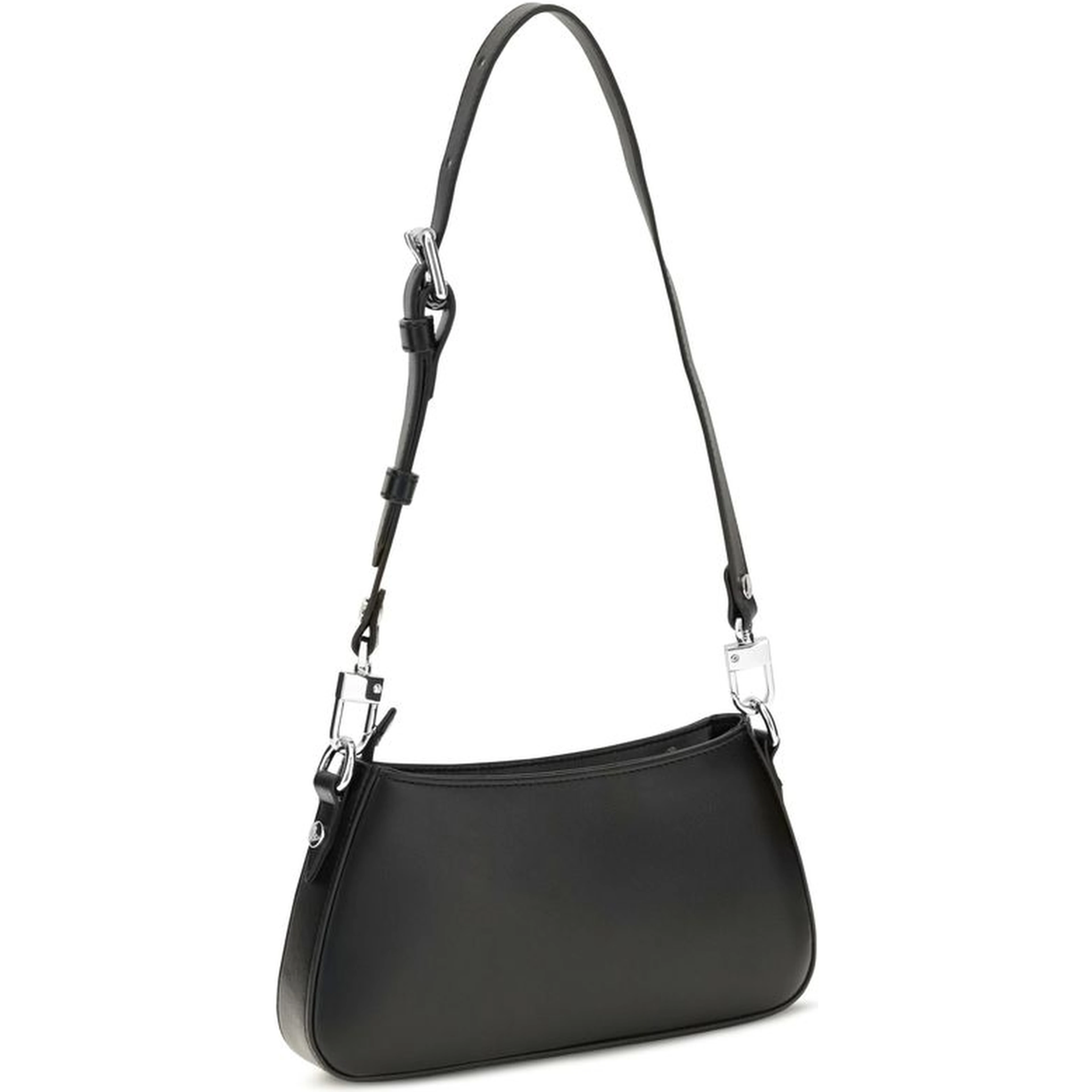 Black Calf Leather Bos Taurus Shoulder Bag