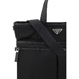 Black Nylon Shoulder Bag
